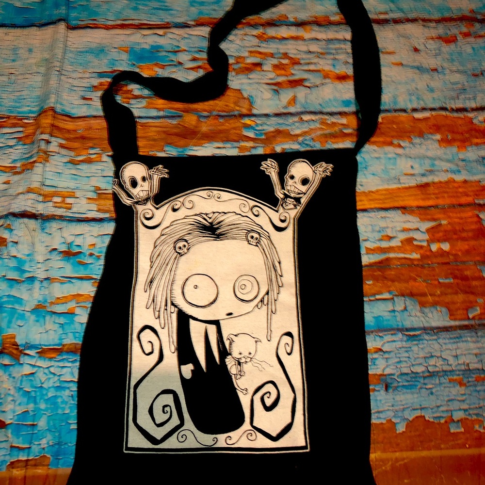 Lenore, the cute little dead girl Vintage Tote Bag